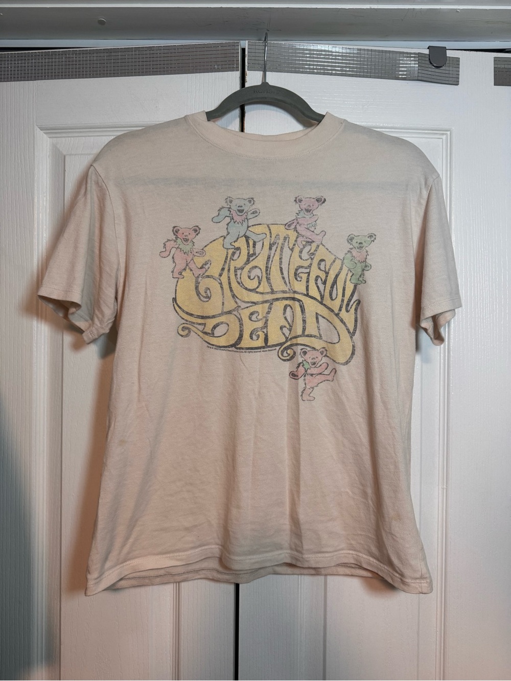 Grateful Dead Jerry bear deadhead Abercrombie and Fitch small medium tshirt